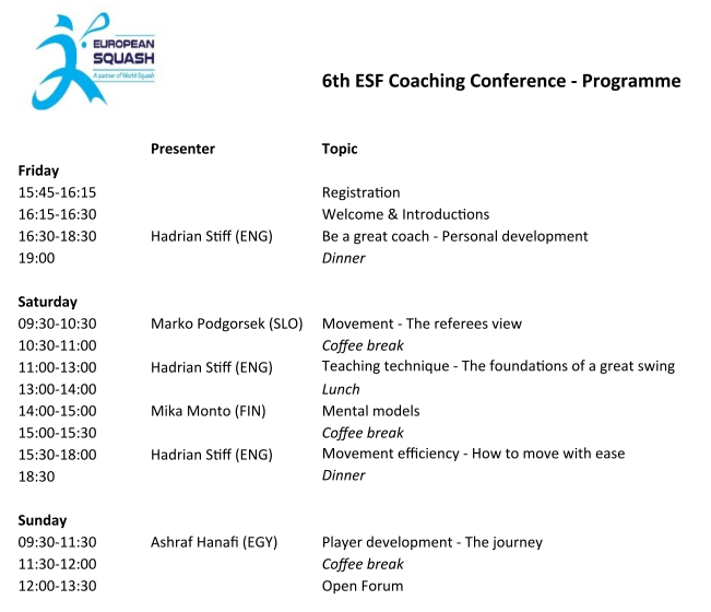 ESF Conference